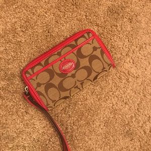 Coach wristlet